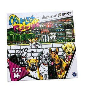 Charles Fazzino 300 Piece Paws in Paris Puzzle